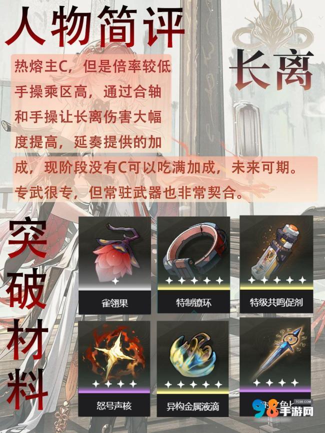 鸣潮长离值得培养吗?鸣潮长离最强全面养成攻略