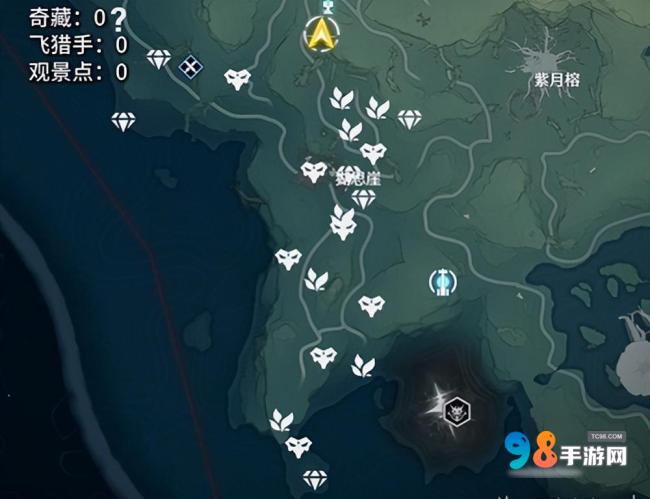 鸣潮无光之森猢思崖采集点有哪些?无光之森猢思崖全部采集点位置一览