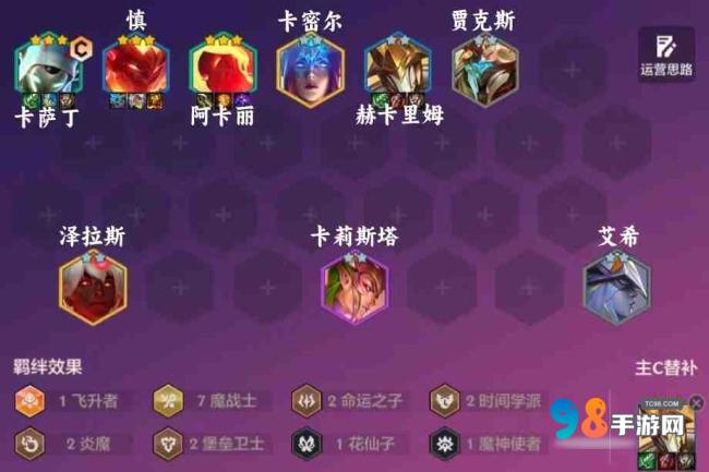 金铲铲s12魔战士卡萨丁阵容怎么玩?金铲铲魔战士卡萨丁阵容玩法攻略