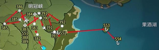 原神明冠峡宝箱位置在那?原神明冠峡宝箱分布图一览