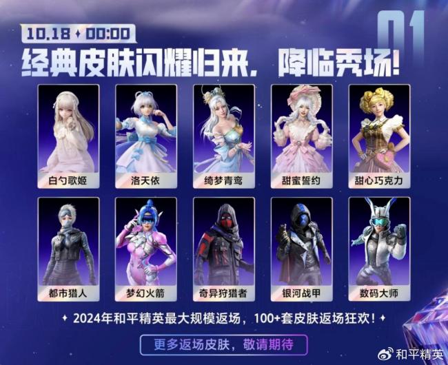 ​​和平精英手游2024潮流时装周来袭,载具皮肤返场盛宴!