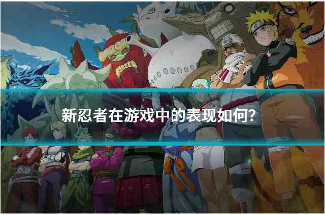 新忍者在游戏中的表现如何？创造与毁灭的双重力量