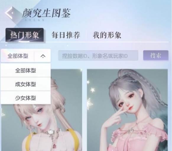 以闪亮之名体型