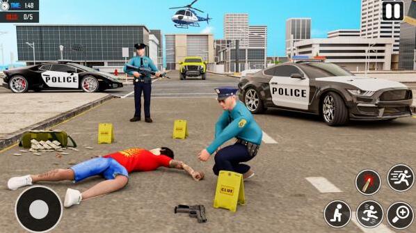 警車特技巨型坡道特技