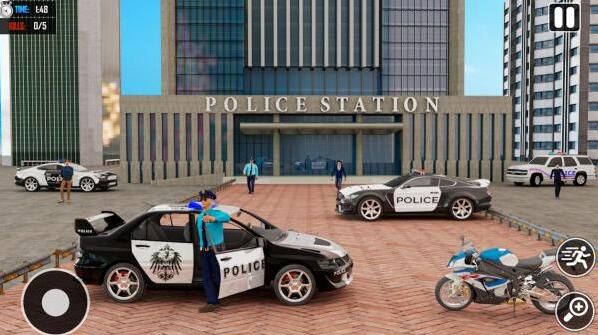 警車特技巨型坡道警車