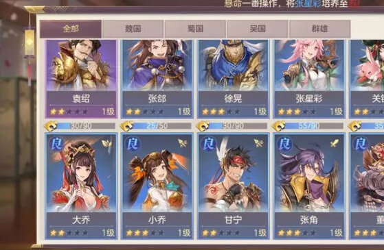 三国志幻想大陆良将怎么升神将