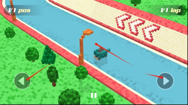 方塊卡丁車賽道