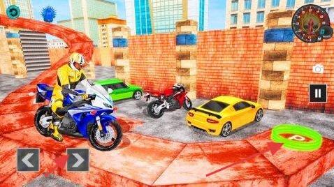 摩托車停車模擬模擬