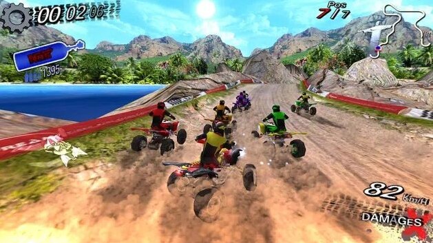 山地越野車競賽地形