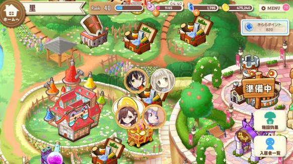 Kirara Fantasia地图