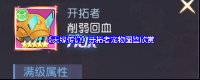 天緣傳說寵物圖鑒