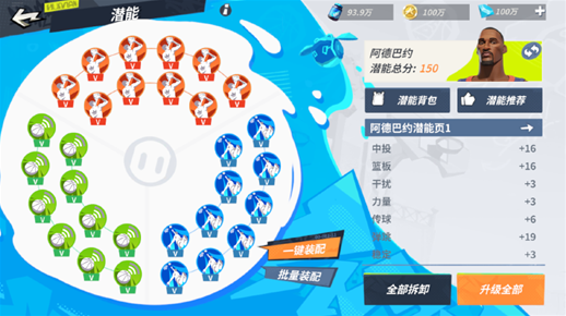 阿德巴约潜能推荐一览能力