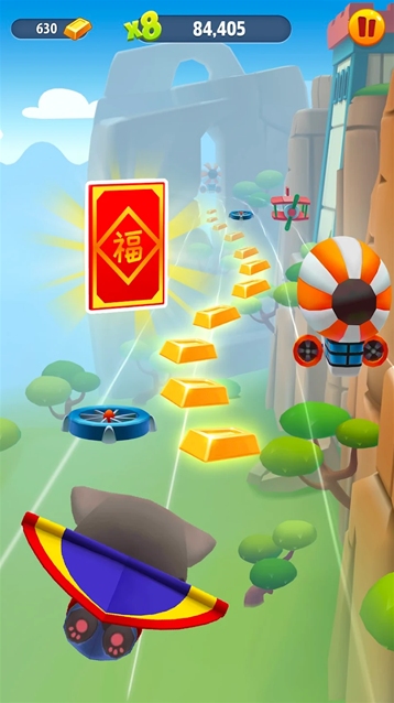 汤姆猫跑酷场景