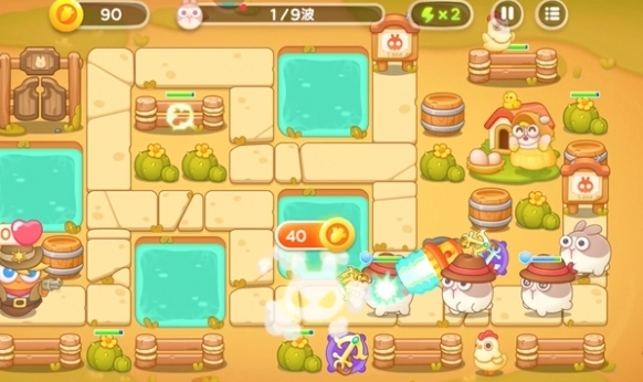 保卫萝卜4波仔很忙第35关通关攻略