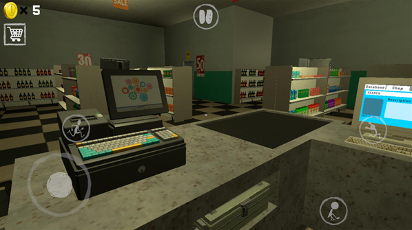 夜間偽人超市偽人