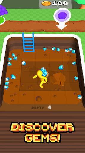 看誰(shuí)挖的深解鎖