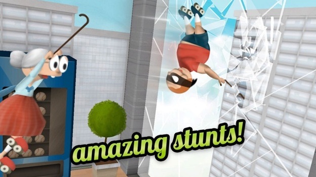 跑酷老奶奶關(guān)卡