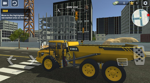 挖掘机城市建造建设城市