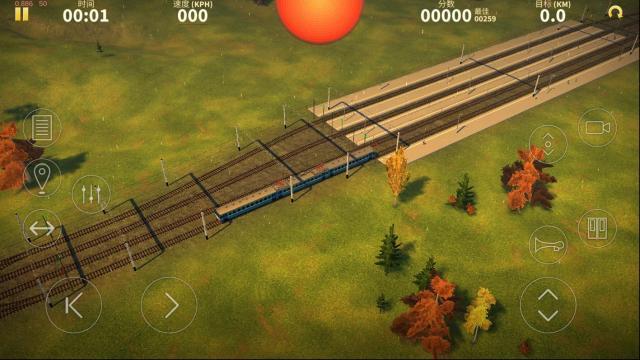 电动火车模拟器游玩