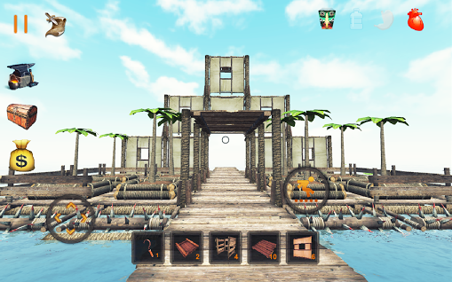 木筏海上生存島嶼