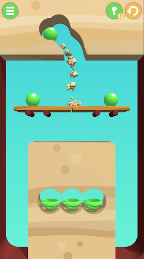 超級(jí)挖坑大師落到