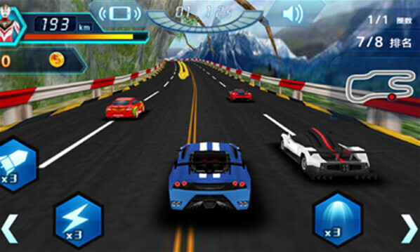 奥特曼铠甲飞车游戏