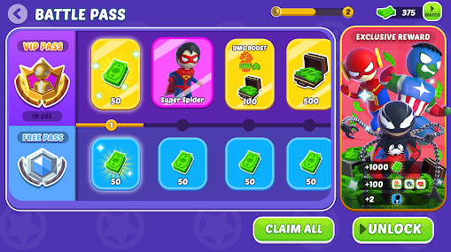 火柴人漫威英雄大招