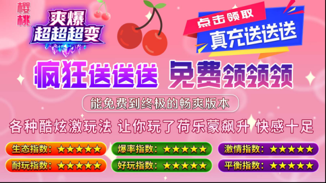 櫻桃爽爆超超超變屬性