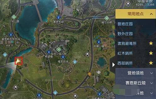 黎明觉醒藏宝图