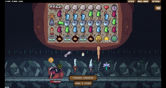 背包英雄破解版內(nèi)置菜單版無盡模式怎么玩？