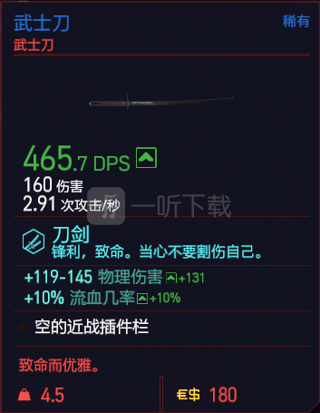 賽博朋克2077武器