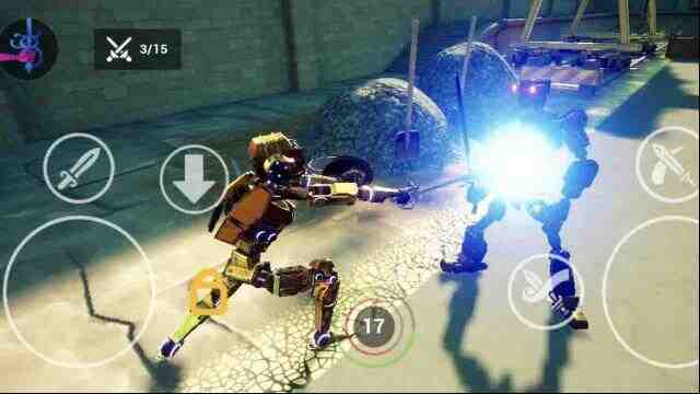 机器人剑术对决近战武器