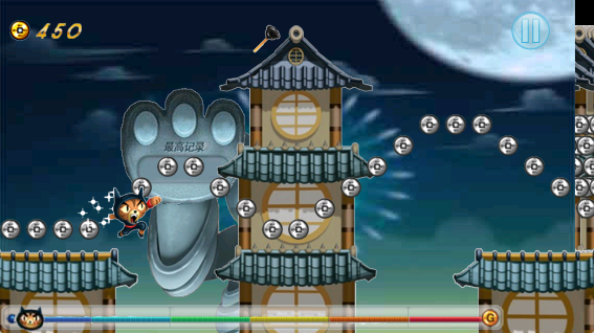 飛天忍者貓安卓版點擊