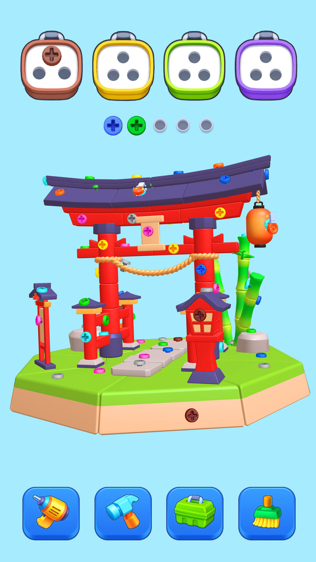 疯狂拧螺丝游戏拧螺丝