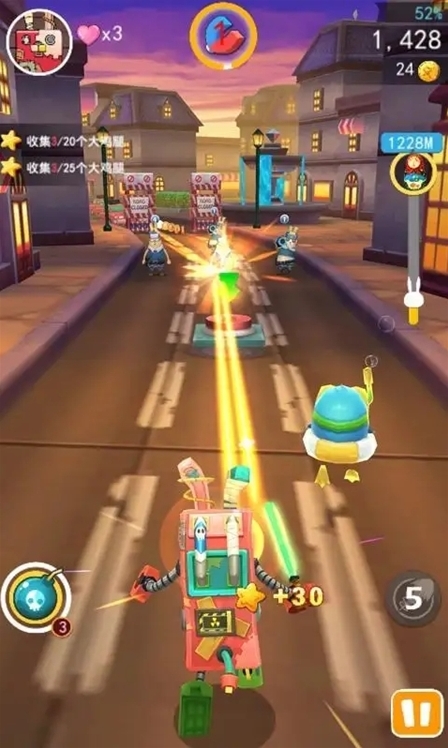 逃亡兔跑酷玩家