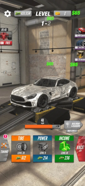 马力机竞速游戏