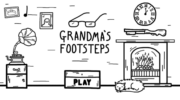 奶奶的脚步黑色