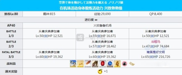 命运冠位指定机场