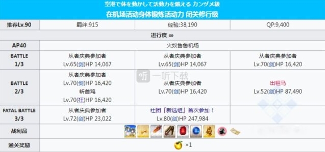 命运冠位指定活动