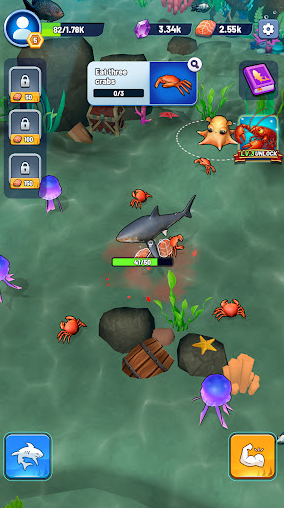 鲨鱼进化吞噬与成长鱼类