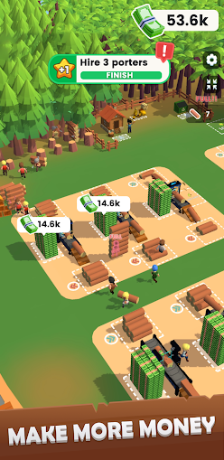 砍了个木头赚取