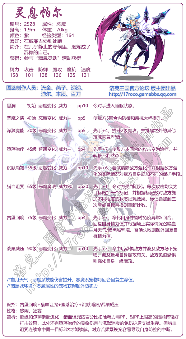 洛克王国相关攻略帕尔