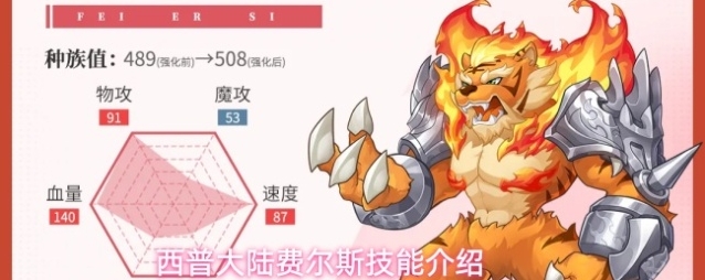 西普大陆费尔斯技能介绍