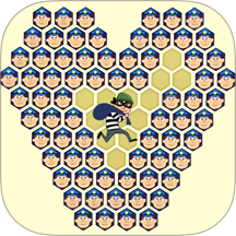 警察围堵小偷