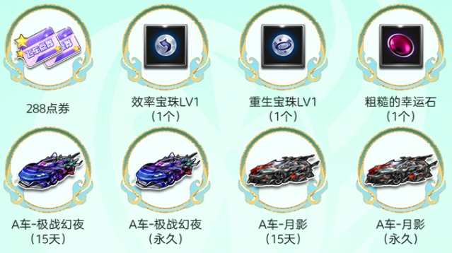 QQ飞车端午福利汇总 永久 A车极战幻夜、套装与8倍奖励限时上线