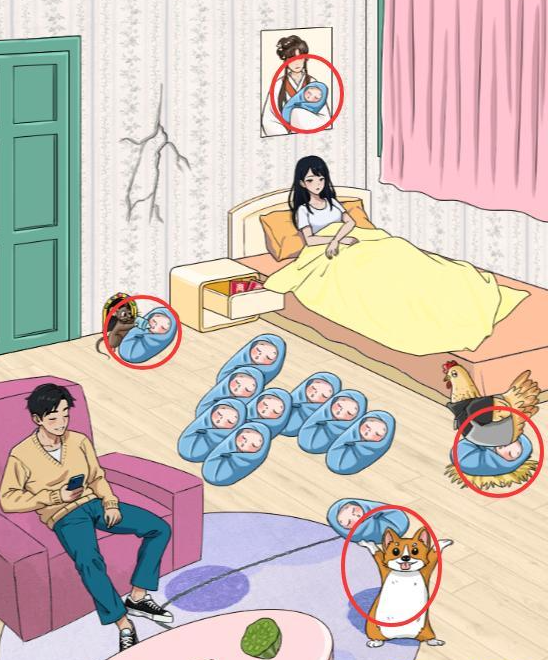 婆婆玩脑洞拖动
