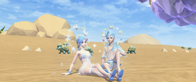 创造与魔法盛夏泳装水魅甜心赏析 多款染色百搭造型分享