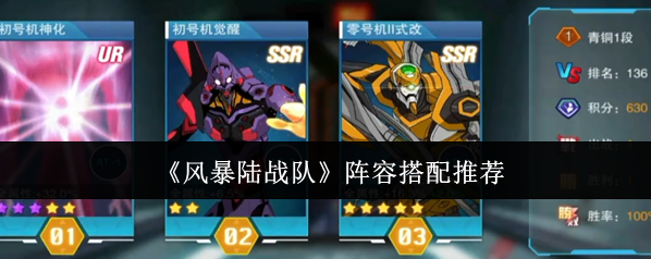 《风暴陆战队》阵容搭配推荐