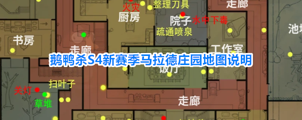 鹅鸭杀S4新赛季马拉德庄园地图说明