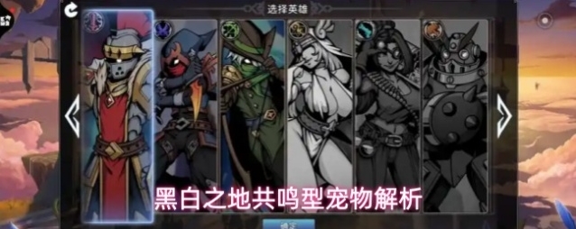 黑白之地共鸣型宠物解析